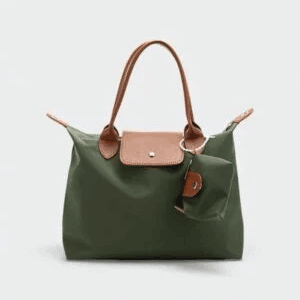 Tiger Large Olive Green Handbag